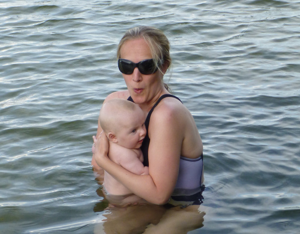 Baby's First Swim Milestone