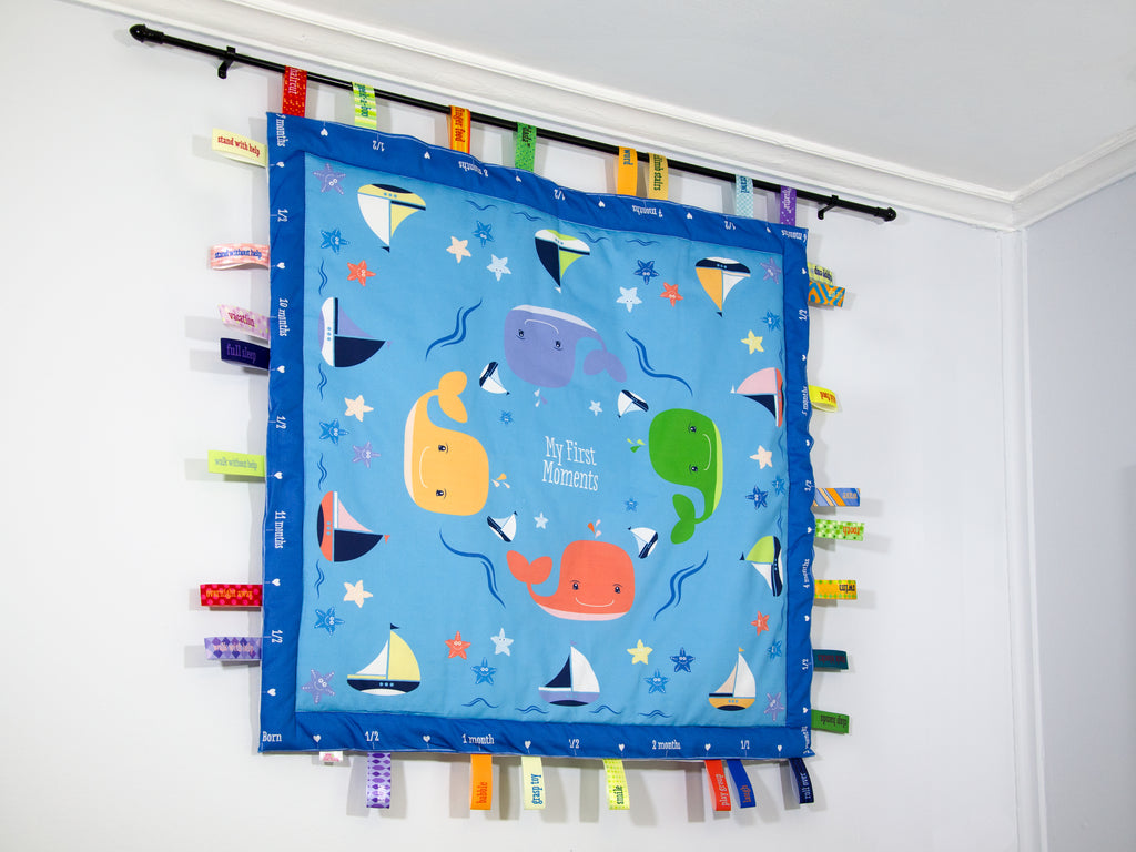 Happy Whales Baby Charm Blanket Full Package