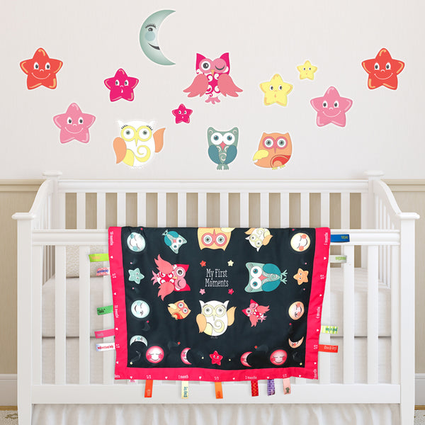 Bedtime Owls Wall Decals