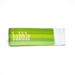 babble Wee Charm ribbon green