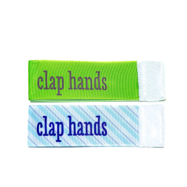 Wee Charm clap milestone ribbon for Baby Charm Blanket