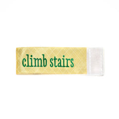 climb stairs Wee Charm ribbon beige
