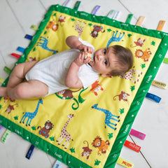 Sunny Jungle Baby Charm Blanket keepsake