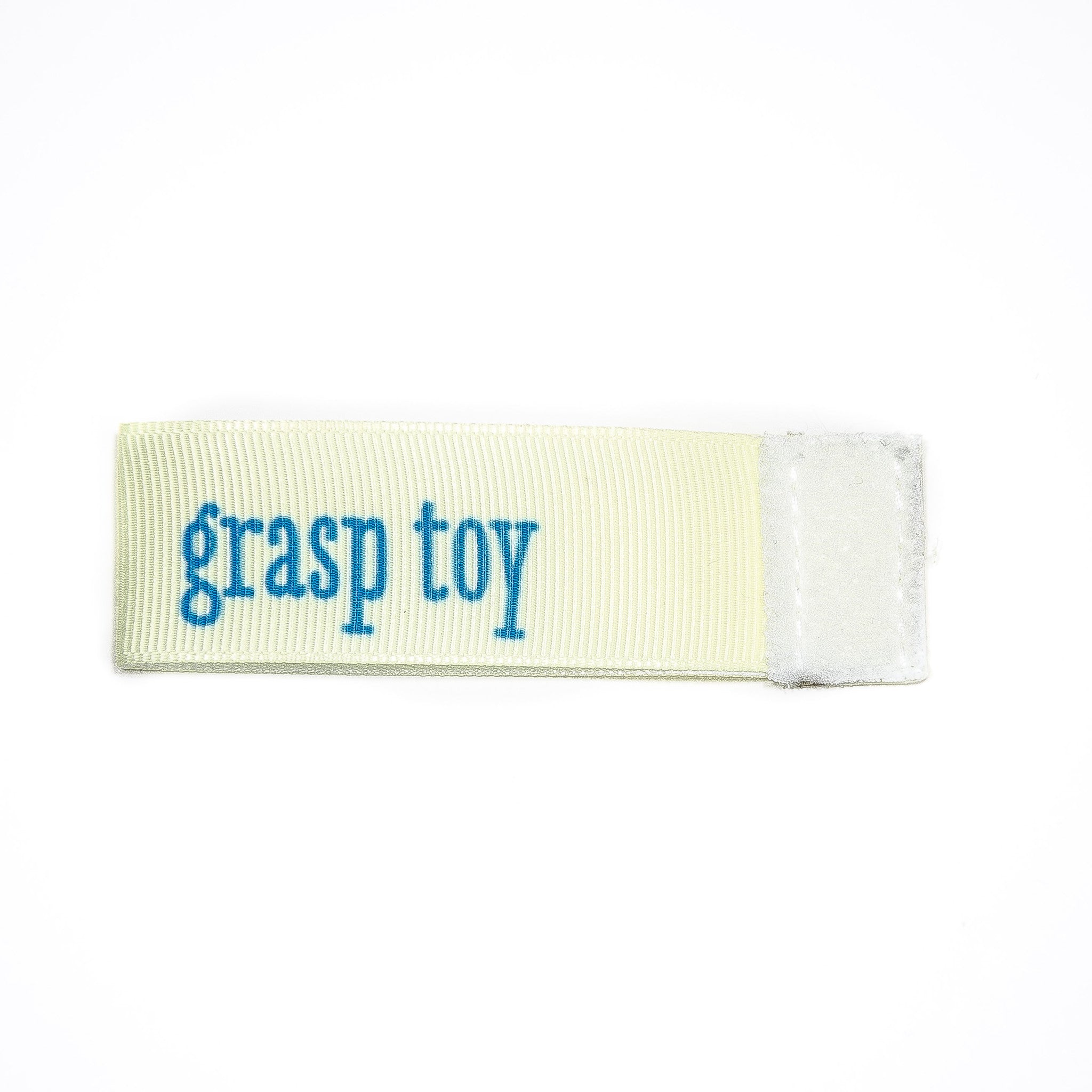 grasp toy Wee Charm ribbon white