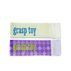 Wee Charm grasp toy milestone ribbon for Baby Charm Blanket