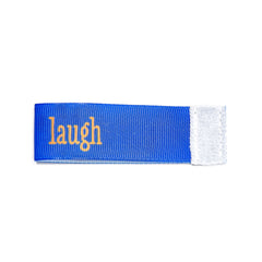 laugh Wee Charm ribbon blue