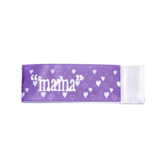 mama Wee Charm ribbon purple