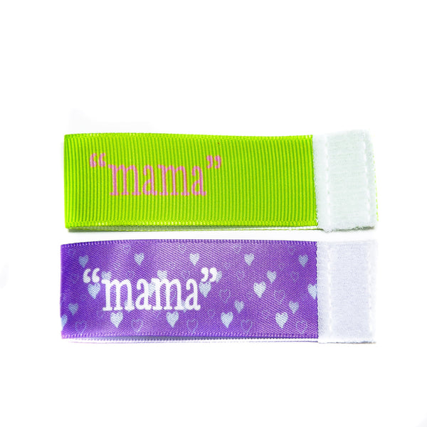 Wee Charm mama milestone ribbon for Baby Charm Blanket