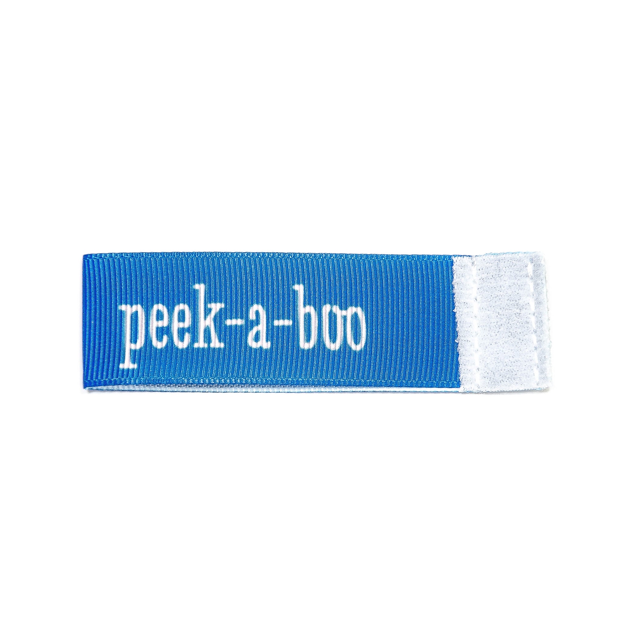 peek-a-boo Wee Charm ribbon blue