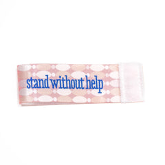 stand without help Wee Charm ribbon pink