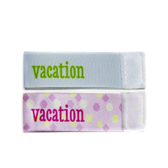 Wee Charm vacation milestone ribbon for Baby Charm Blanket