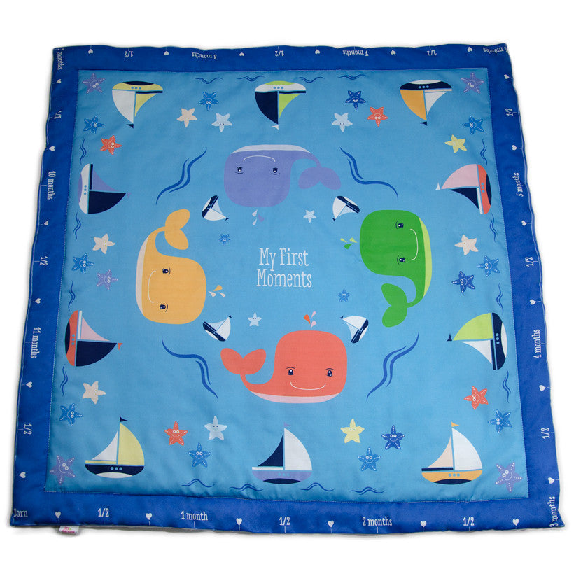 Happy Whales Baby Charm Blanket